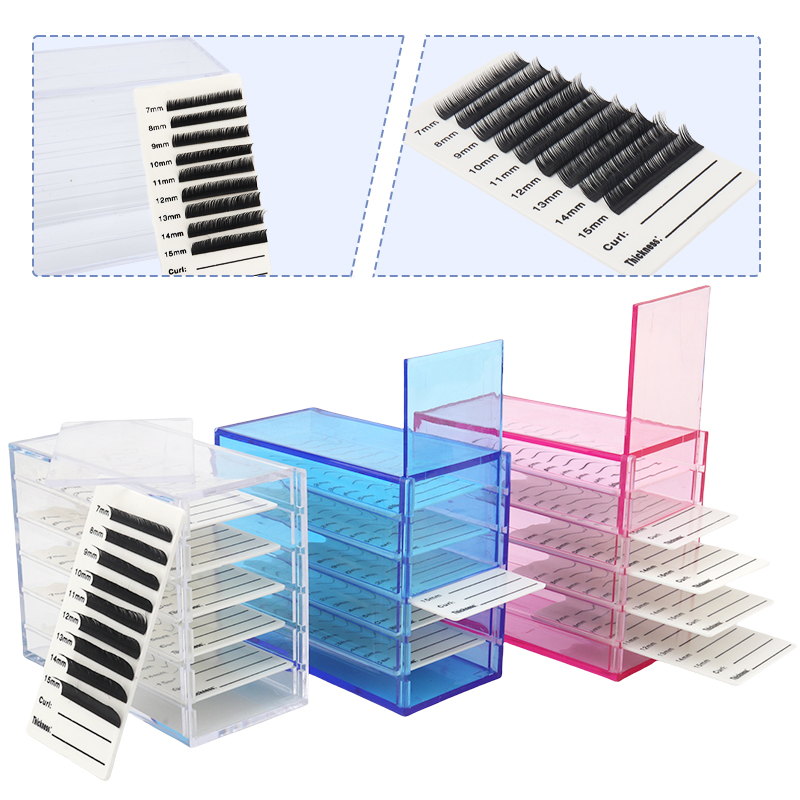 Display Case Acrylic - 5 Lagen Wimper Extensions Opbergdoos Acryl