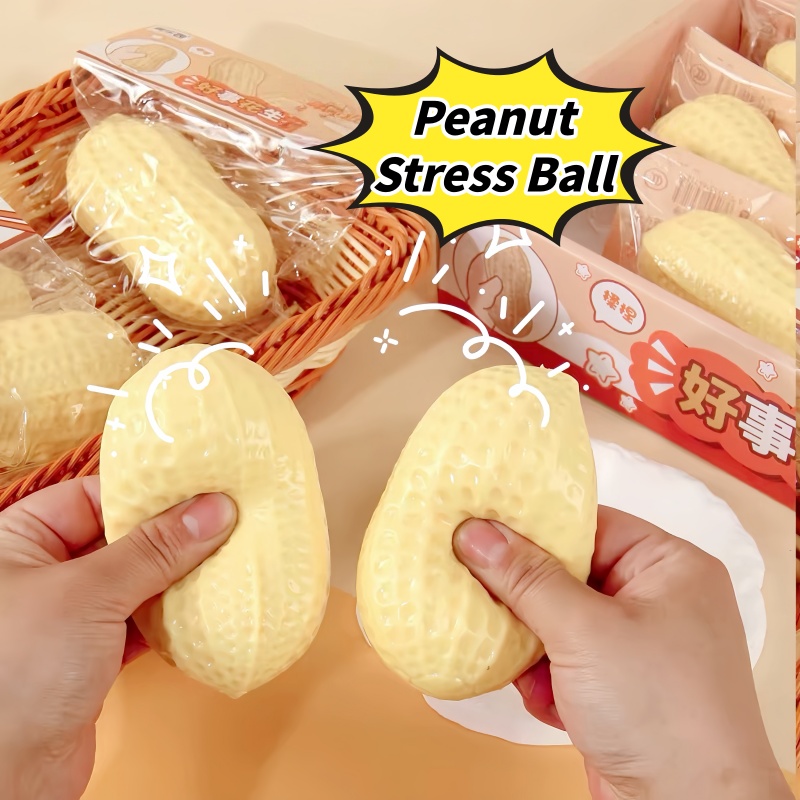 Vinyl Figure Blank - Op voorraad Pinda Stressbal Knapperige Knijpbal