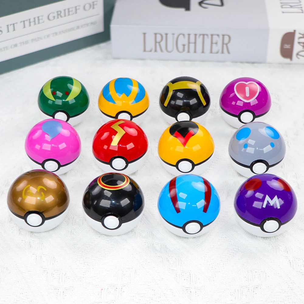 Vinyl Figure Blank - 12PCS Pokemon Ball Pokeball Pikachu Pokeball