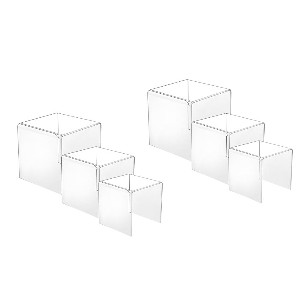 Display Risers Set - Transparante Acryl Display Verhogers voor POP