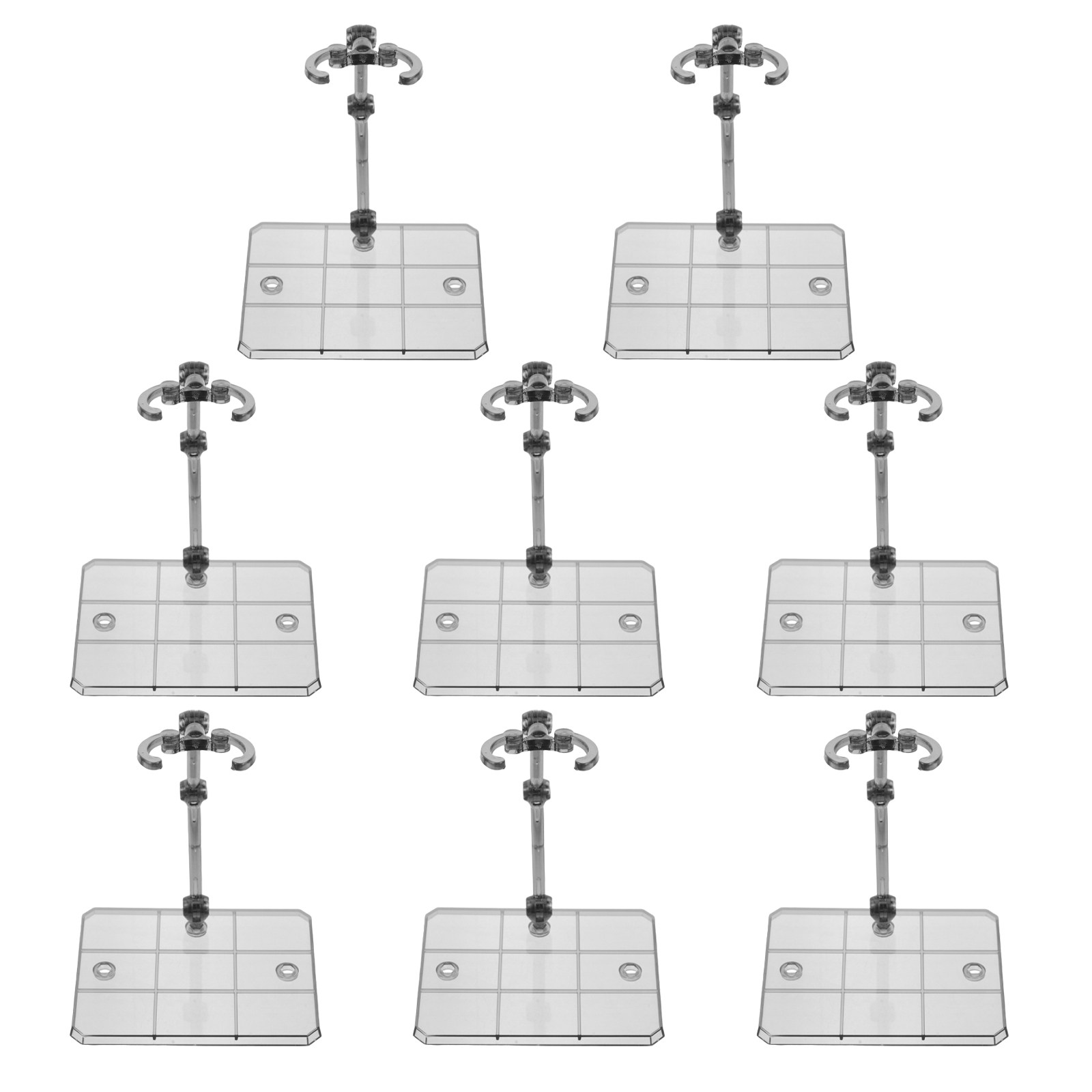 Action Figure Stand - 8-delige veelzijdige actiefiguurstandaard, stevige display-ondersteuningsbasis voor