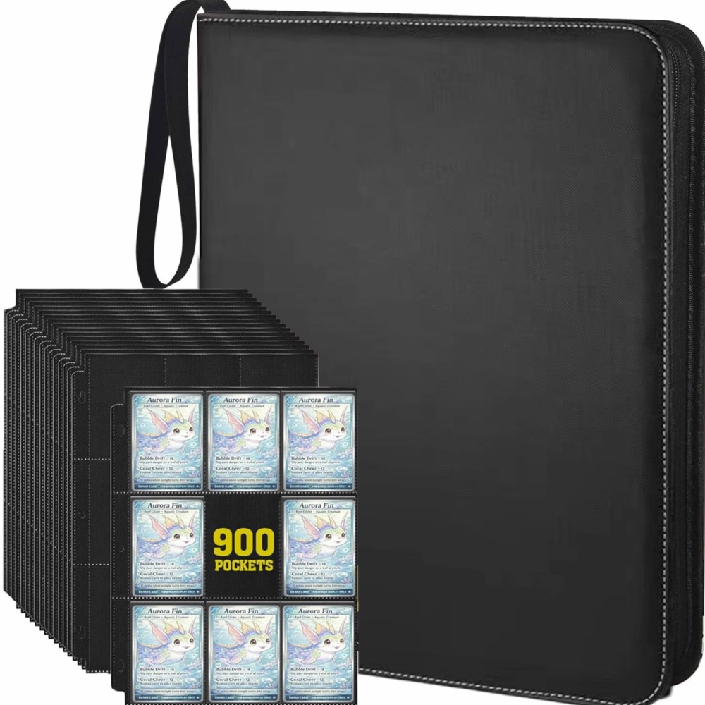 Trading Card Binder - 900 Zakjes Kaartenmap Album Met 50
