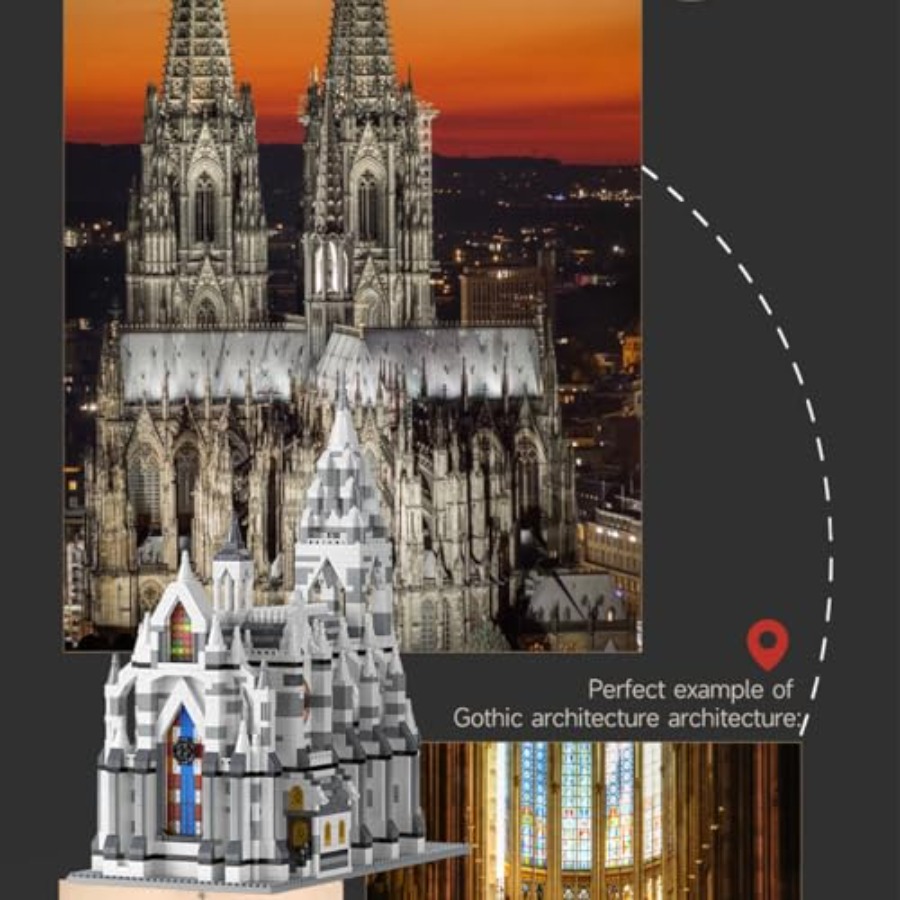 Micro Mini Kölner Dom bouwstee - Building Block Mini recensie en prijs