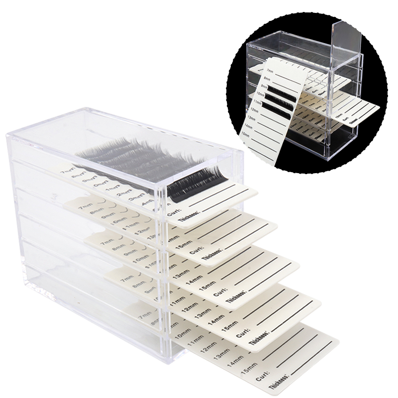 5 Lagen Wimper Extensions Opbe - Display Case Acrylic recensie en prijs