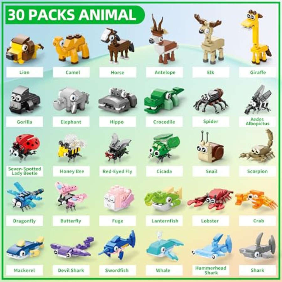 30 pakjes partyfavoren, 888 st - Building Block Mini recensie en prijs