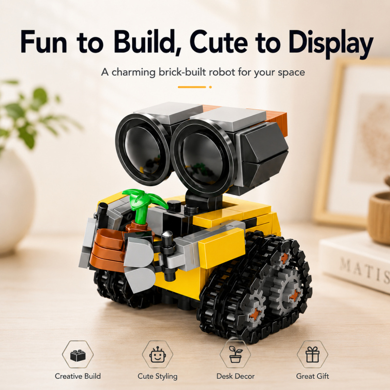 Mini Robot Bouwstenenset, Scha - Building Block Mini recensie en prijs