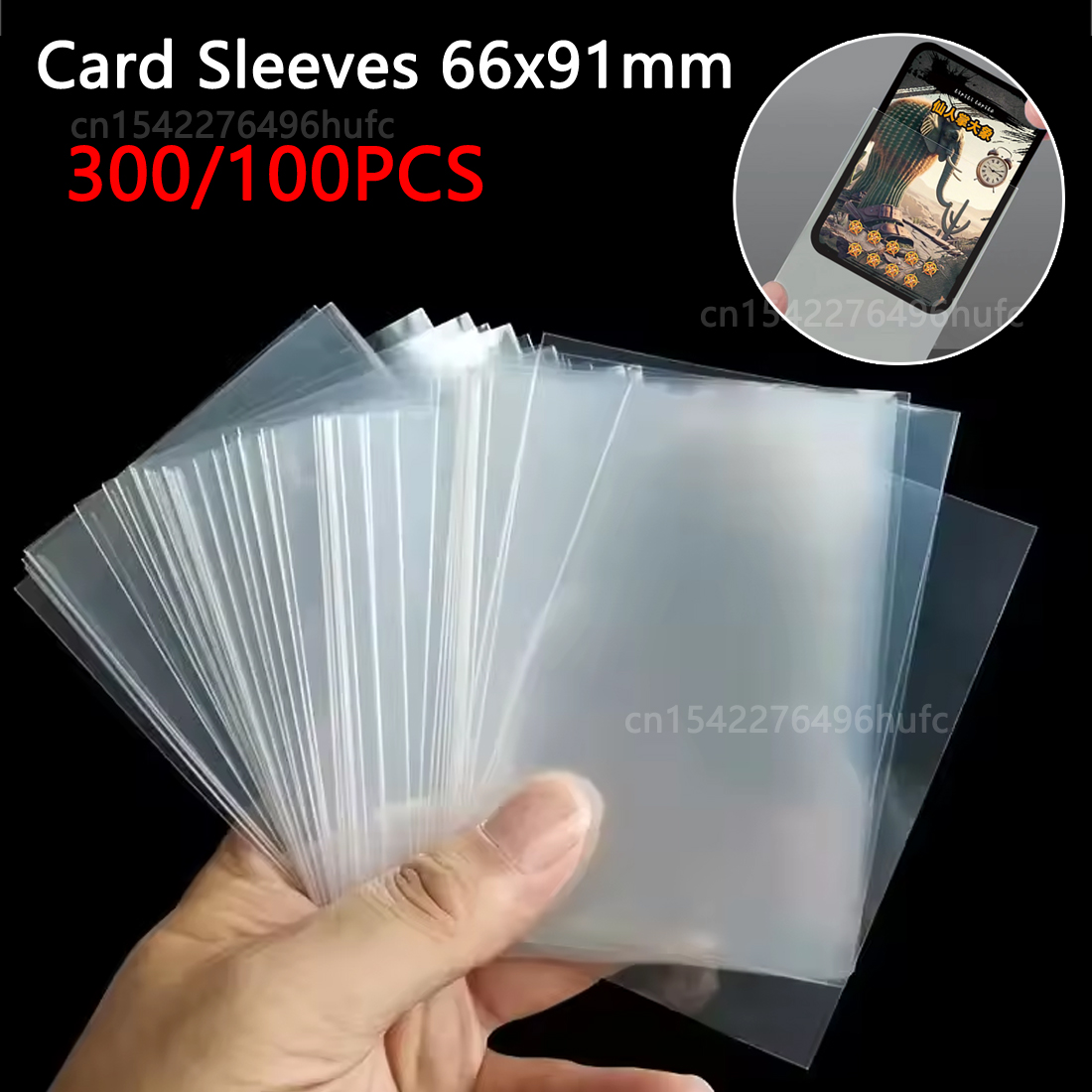 300/100 Stuks 66*91mm Kaart Mo - Card Penny Sleeve recensie en prijs