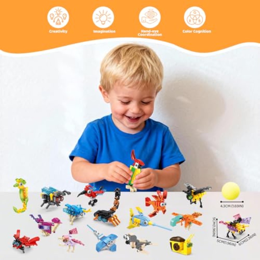 Mini bouwstenen sets, partyfav - Building Block Mini recensie en prijs