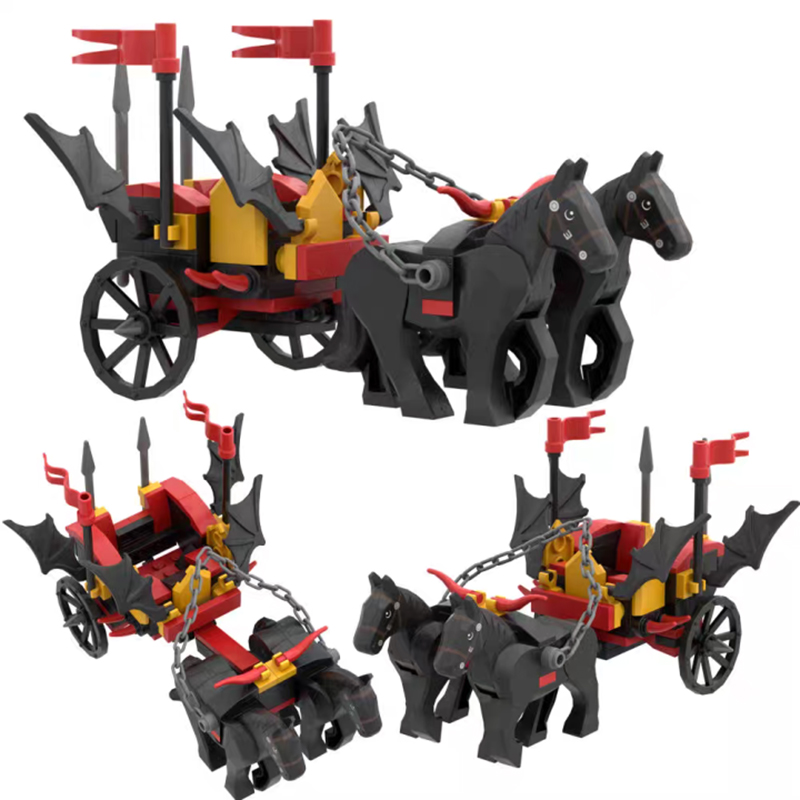 DIY Middeleeuwse Vee Trailer P - Lego Minifigure Holder recensie en prijs