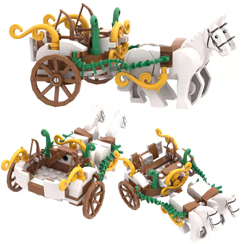 DIY Middeleeuwse Vee Trailer P - Lego Minifigure Holder recensie en prijs
