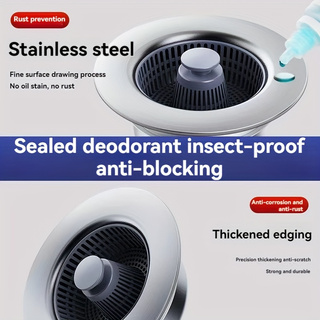 3-in-1 aanrecht afvoerzeef en  - Pop Display Shelf recensie en prijs