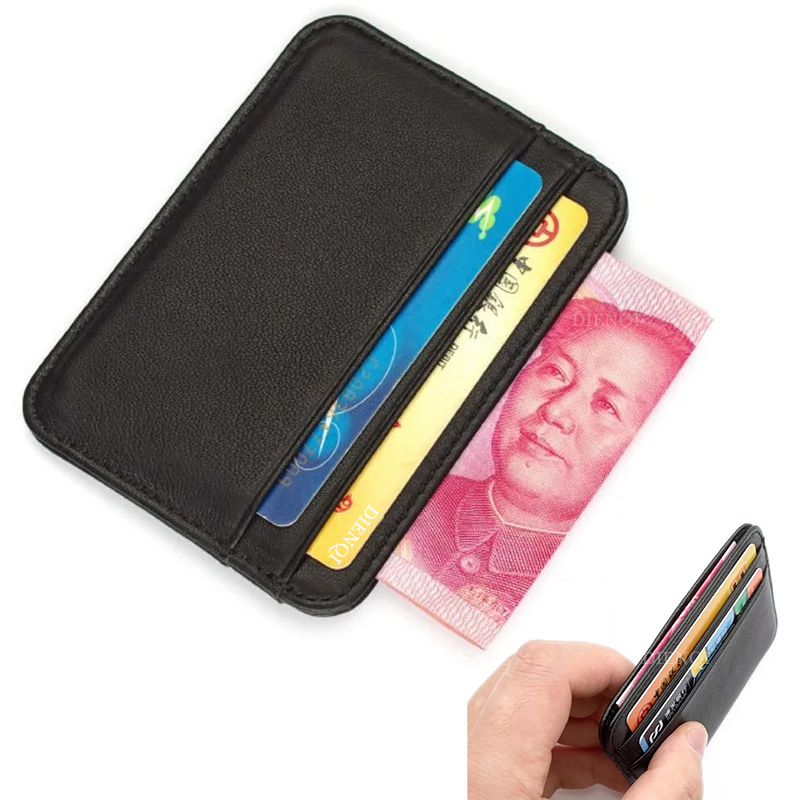 Echt lederen bezoekkaarthouder - Card Top Loader recensie en prijs