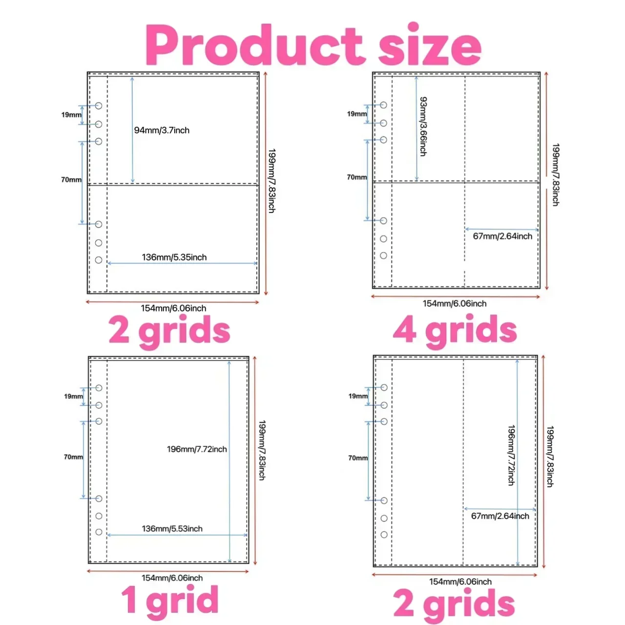 1-4 Grid Transparante Fotokaar - Trading Card Binder recensie en prijs
