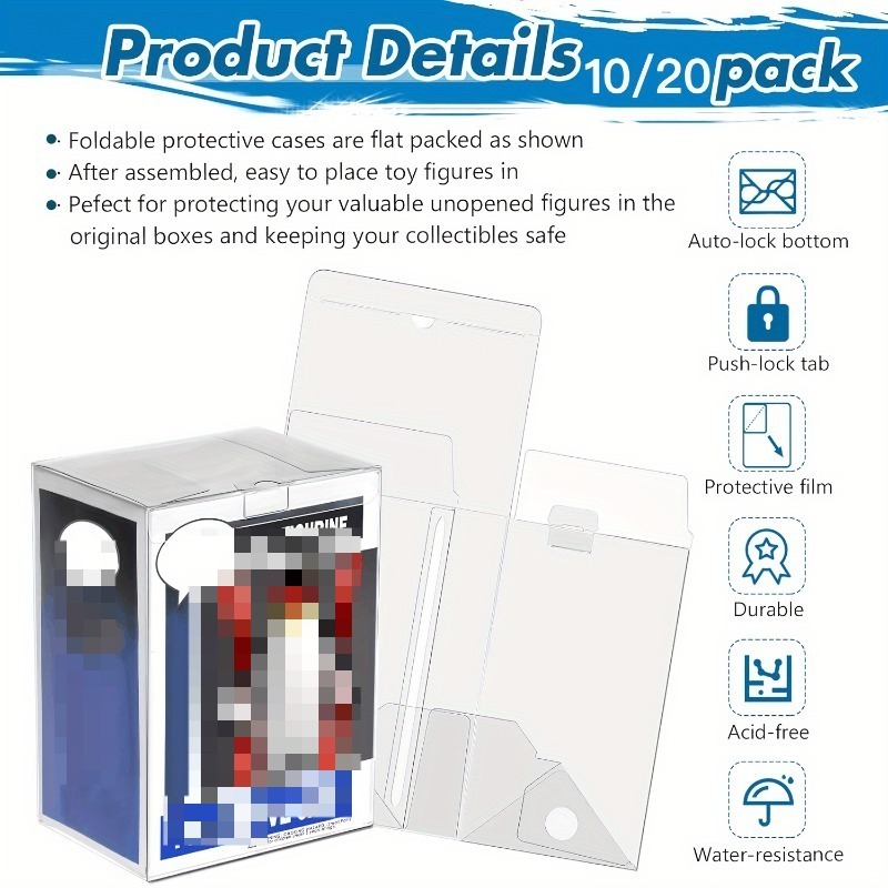 20/10-pack Premium Clear Prote - Funko Pop Protector recensie en prijs