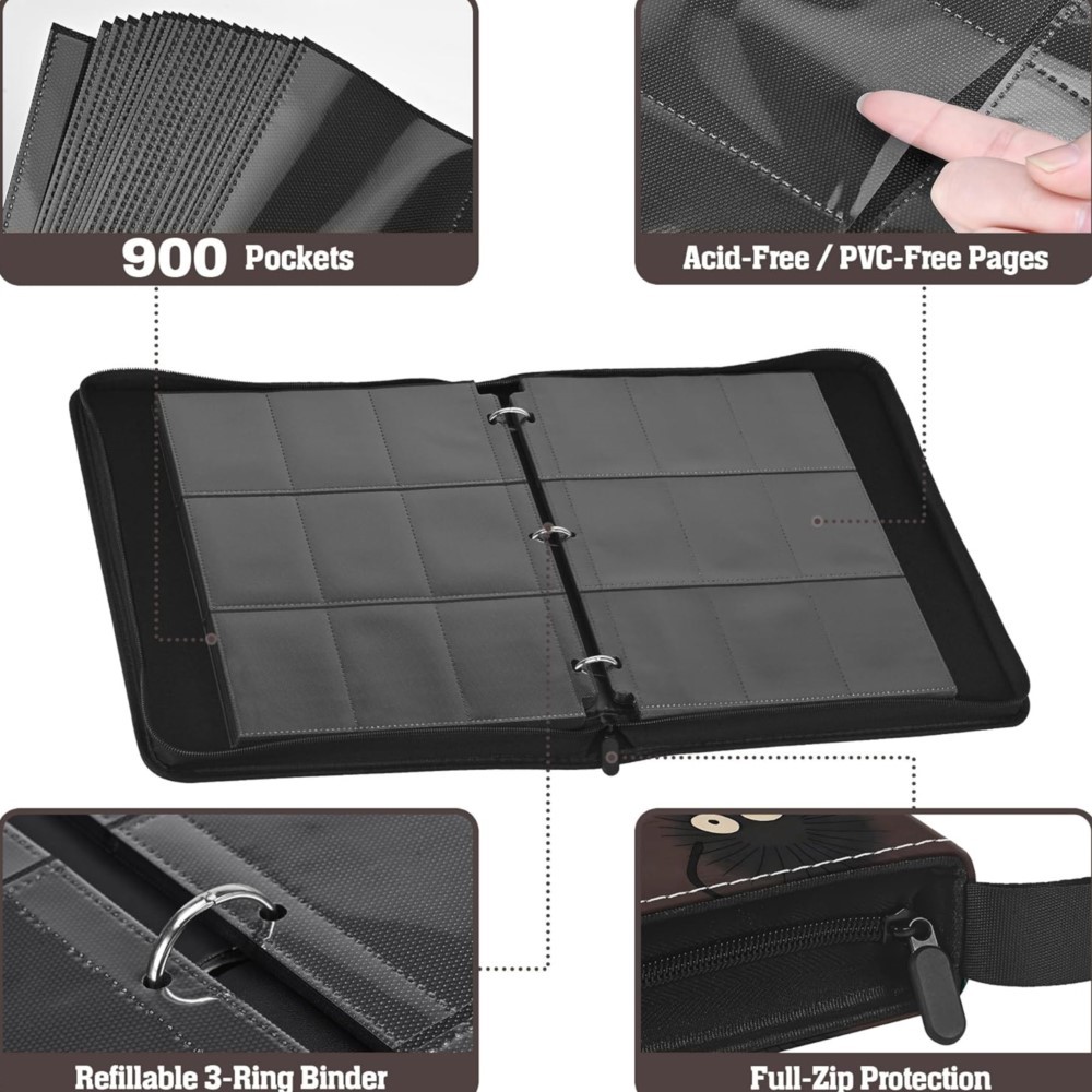 900 Zakjes Kaartenmap Album Me - Trading Card Binder recensie en prijs