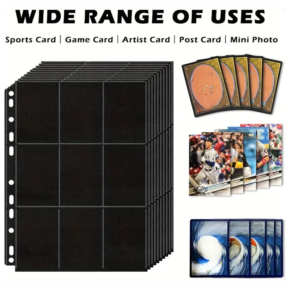 10Pack Zwarte 9-Pocket A4 Trad - Trading Card Binder recensie en prijs